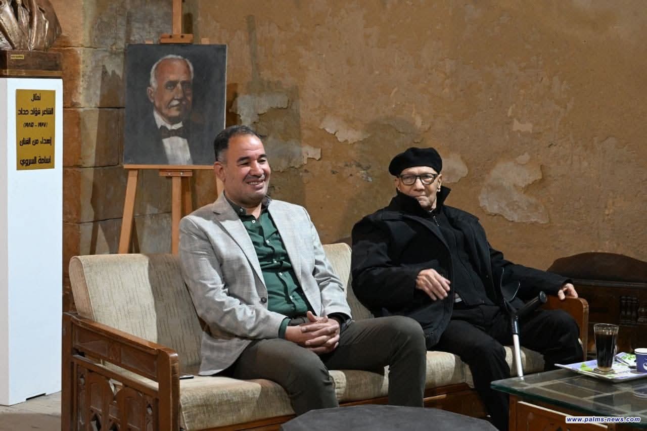 تمثال فؤاد حداد يزيّن بيت الشعر العربي في القاهرة